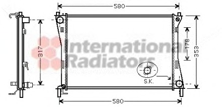 Radiator racire motor