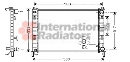 Radiator racire motor