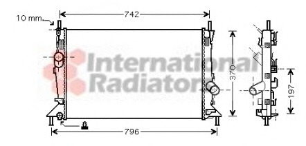 Radiator racire motor