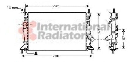 Radiator racire motor