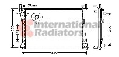 Radiator racire motor