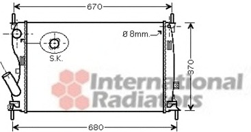 Radiator racire motor