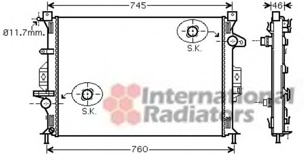 Radiator racire motor