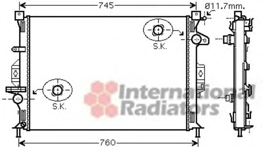 Radiator racire motor