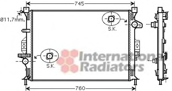 Radiator racire motor