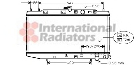 Radiator racire motor