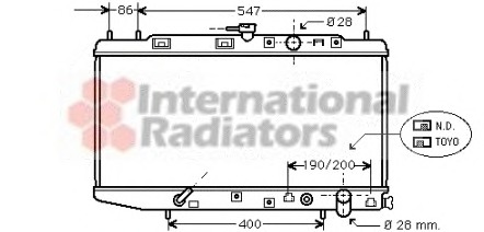 Radiator racire motor