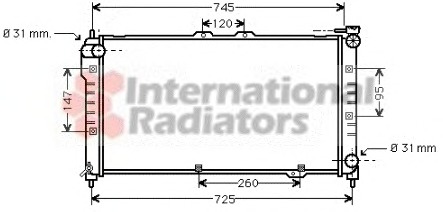 Radiator racire motor