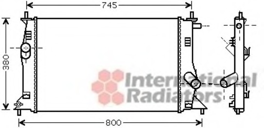 Radiator racire motor