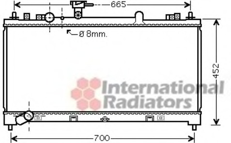 Radiator racire motor