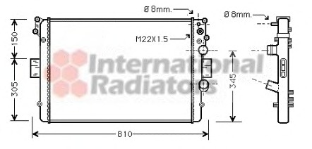 Radiator racire motor