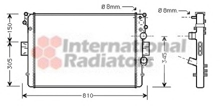 Radiator racire motor