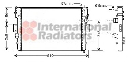 Radiator racire motor