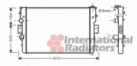 Radiator racire motor