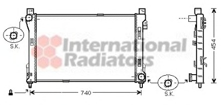 Radiator racire motor