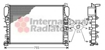 Radiator racire motor