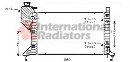 Radiator racire motor