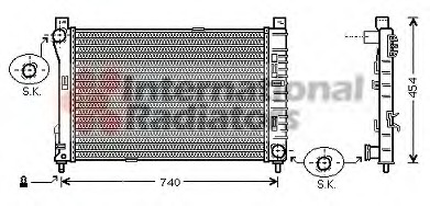 Radiator racire motor