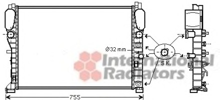 Radiator racire motor