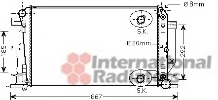 Radiator racire motor