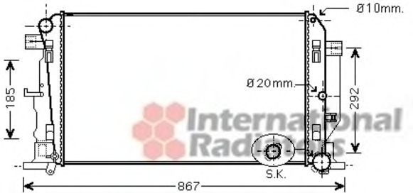 Radiator racire motor