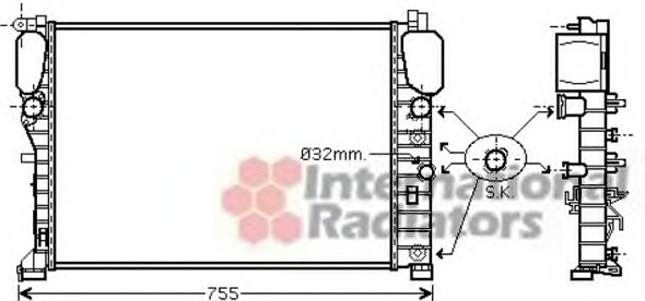 Radiator racire motor