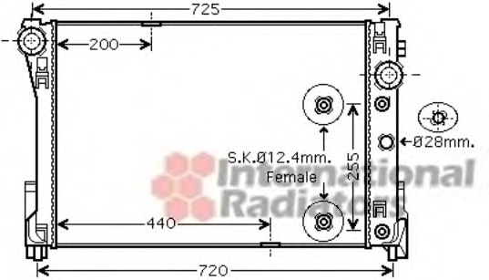 Radiator racire motor