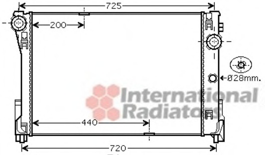 Radiator racire motor