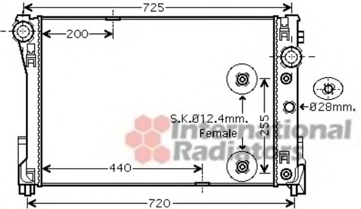 Radiator racire motor