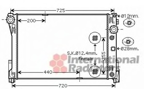 Radiator racire motor