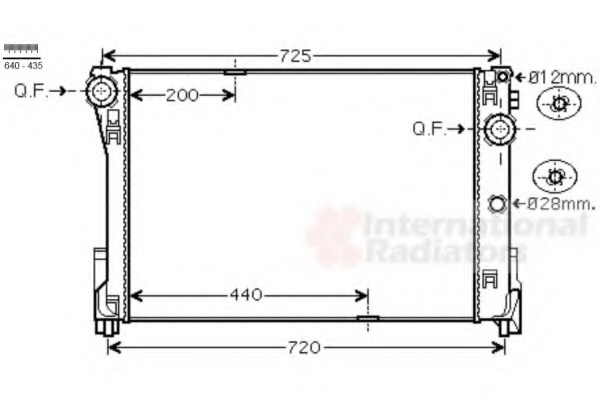 Radiator racire motor