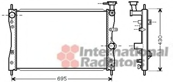 Radiator racire motor