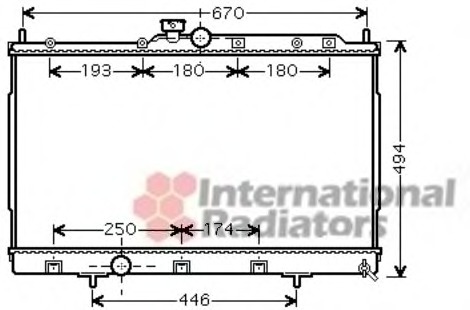 Radiator racire motor