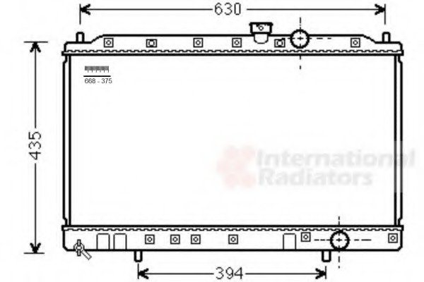 Radiator racire motor