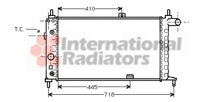 Radiator racire motor