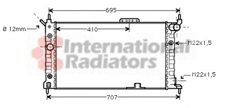 Radiator racire motor