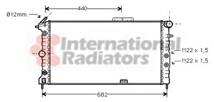 Radiator racire motor