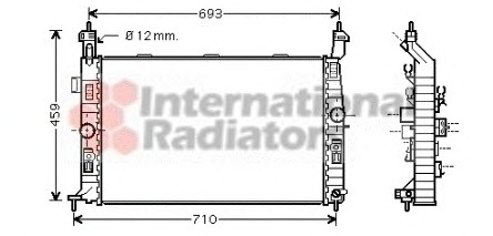 Radiator racire motor