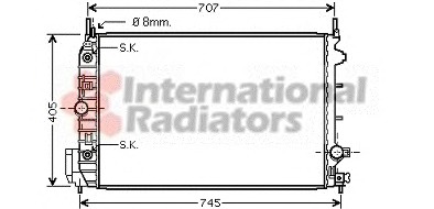 Radiator racire motor