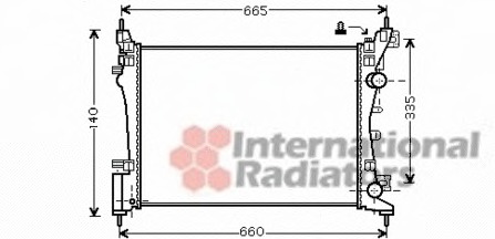 Radiator racire motor