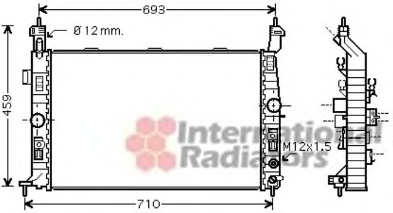 Radiator racire motor