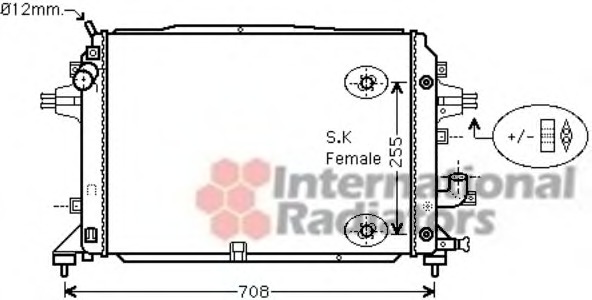 Radiator racire motor