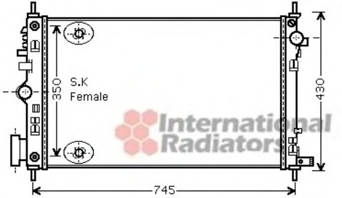 Radiator racire motor