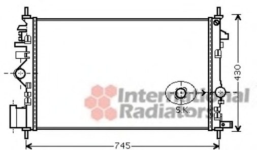 Radiator racire motor