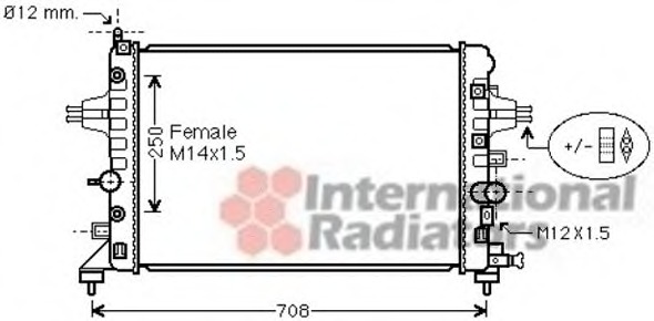 Radiator racire motor