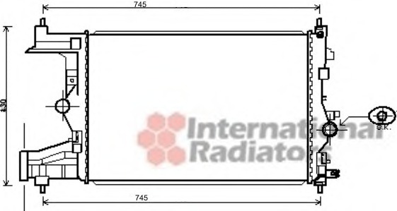 Radiator racire motor