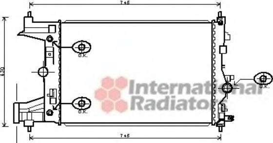 Radiator racire motor