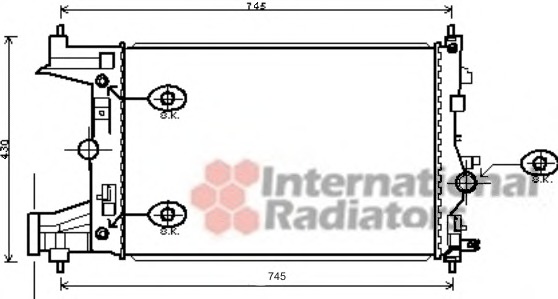 Radiator racire motor