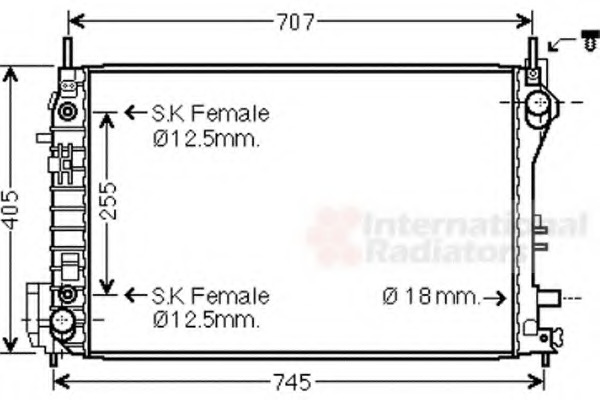 Radiator racire motor