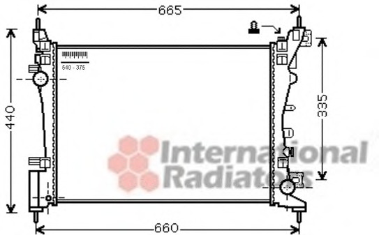 Radiator racire motor